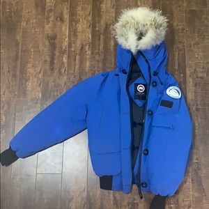 Royal blue Canada Goose jacket